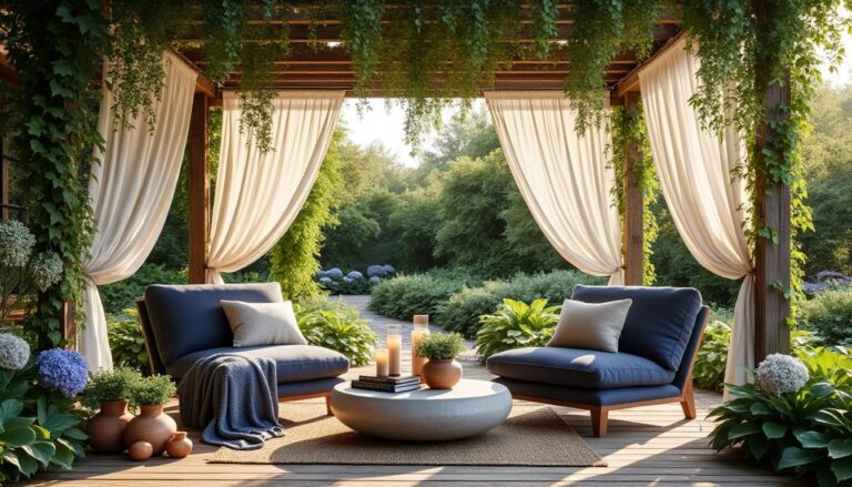 découvrez comment aménager un coin détente ombragé unique et confortable sans utiliser de pergola classique, avec des idées originales et faciles à réaliser.